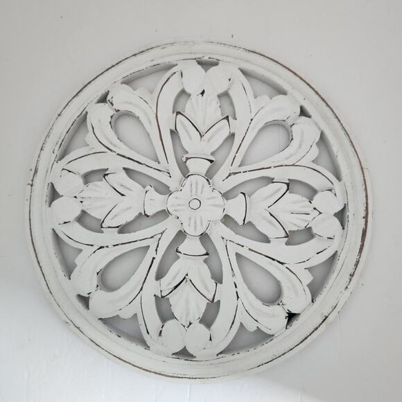 Shabby Chick Wooden Wall hanging. 12x12 - Picture 1 of 2